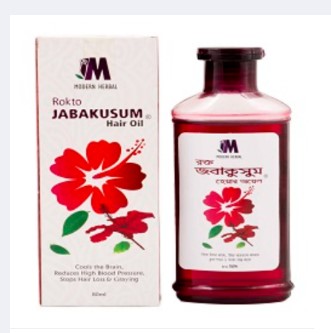 Hair Oil Rokto JobaKushum 80ml Modern Herbal
