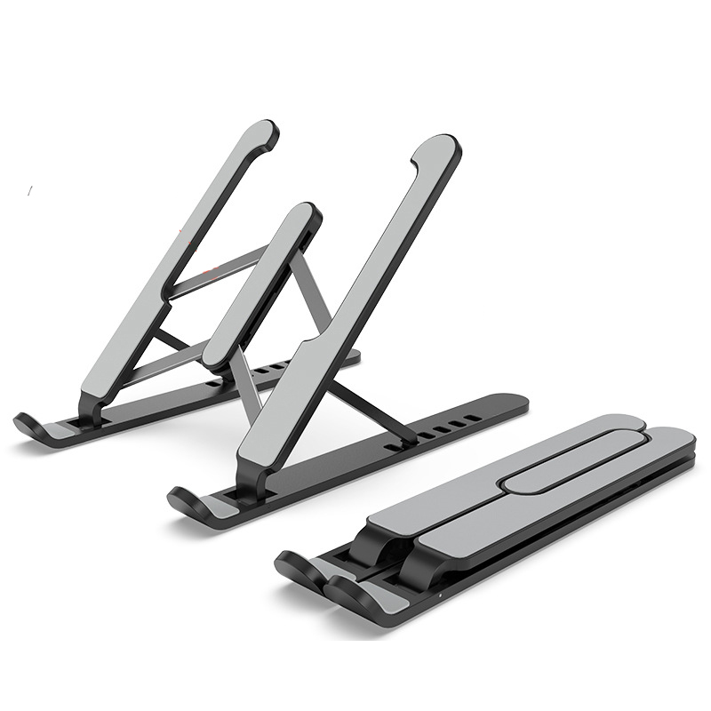 Adjustable Plastic Laptop Stand Portable Foldable Height Adjustable Notebook Computer Stand. 