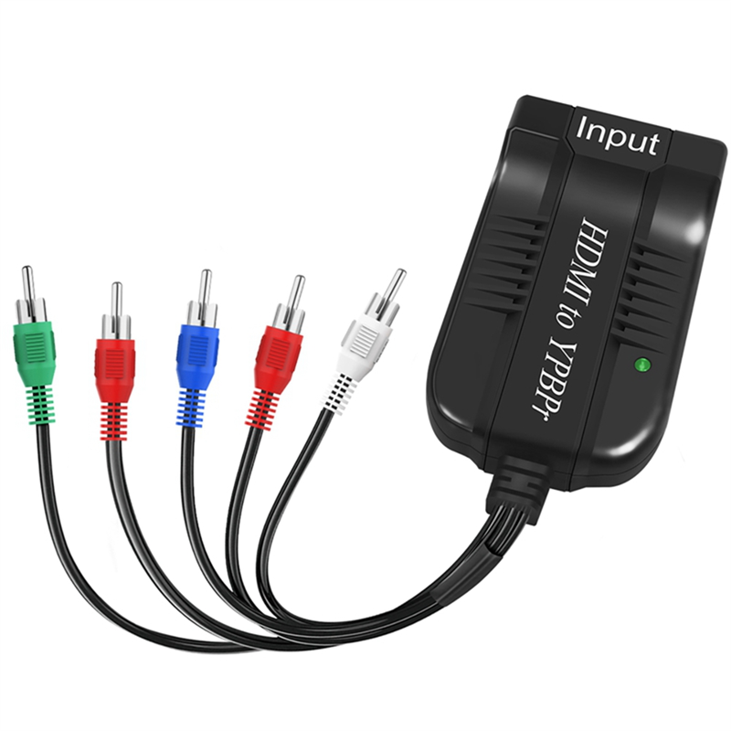 1080P Component Video YPbPr Male RGB Converter Adapter with R/L Audio Output with Hdmi to Ypbpr Words. 