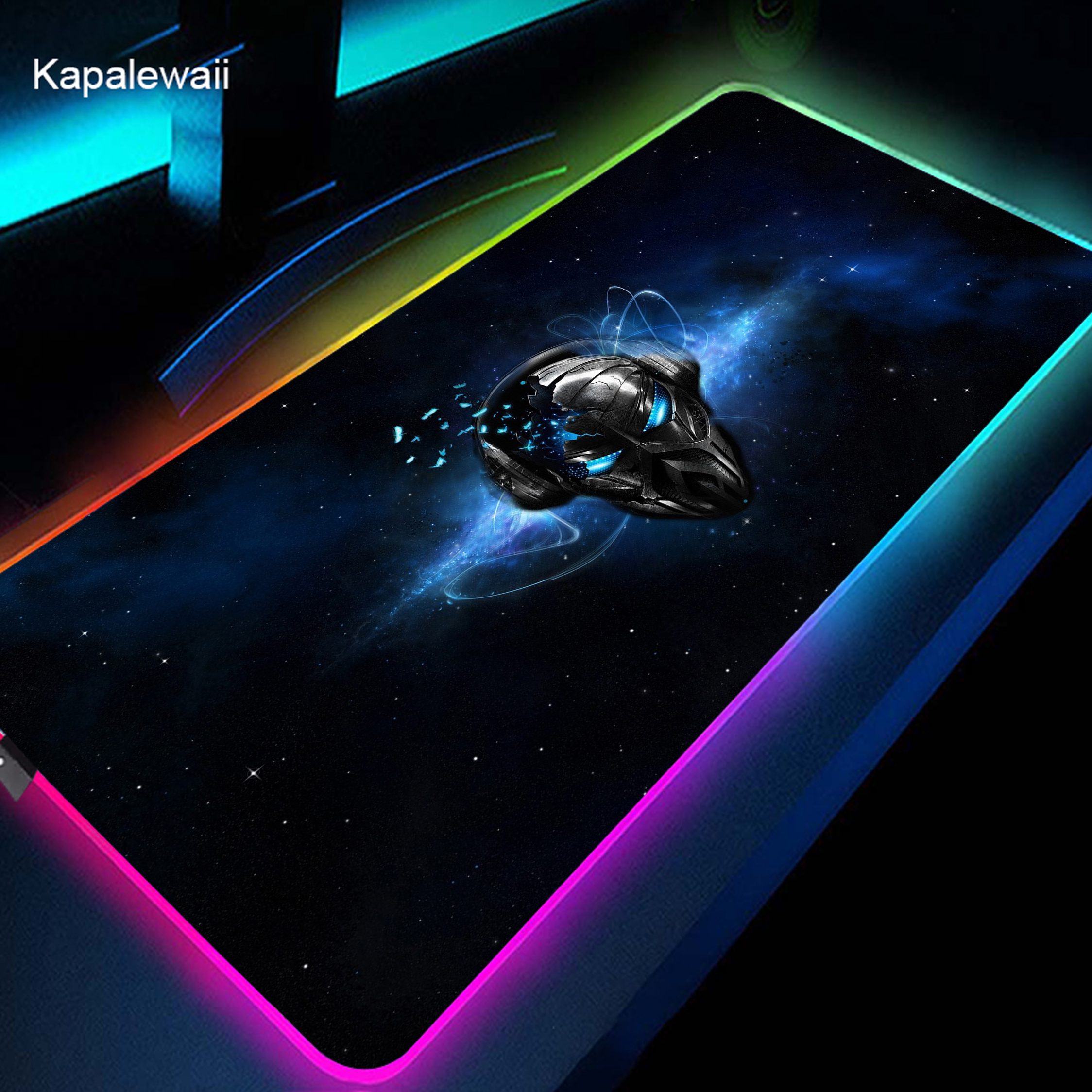 RGB Alienware Gaming Mouse Pad XXL Large PC Gamer Keyboard Desk Mat 900x400mm LED Computer Accessories Tapis De Souris Mousepad. 