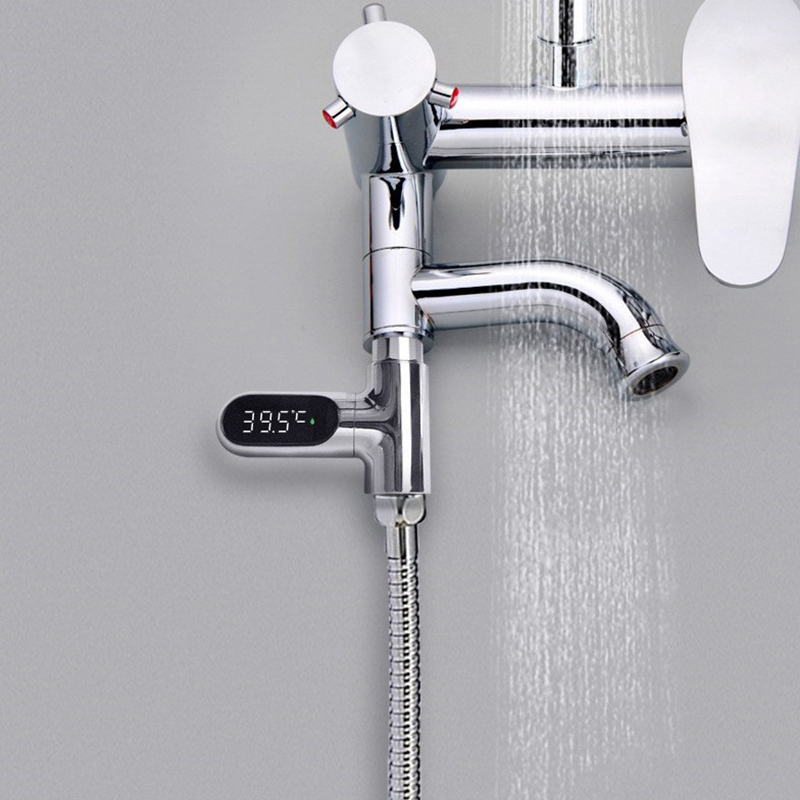 Hot Tub Water Temperature Monitor Electricity Home LED Display Shower Faucets Water Thermometer Bathing Temperature Meter. 
