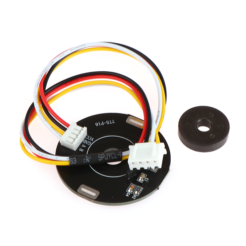 775-P16 Double Hall Magnet Encoder Code Plate Magnetic Induction Rotation Speed Direction Sensor Use To 775 DC Gear Motor Hudduo. 