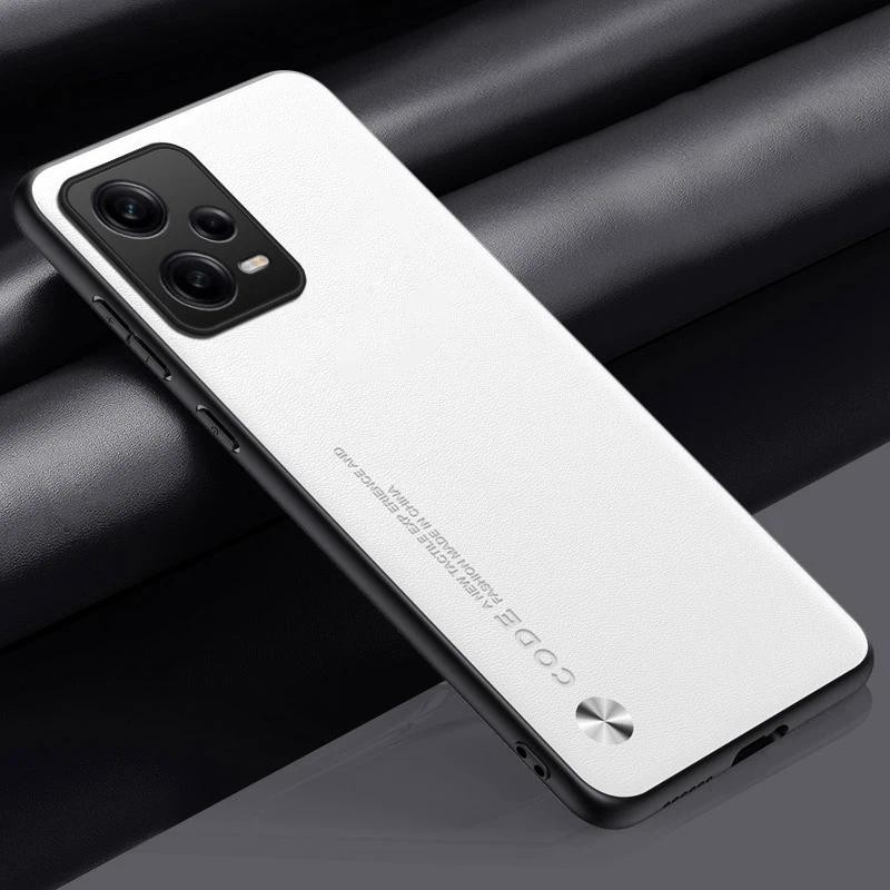 New Phone case Xiaomi Poco X5 Carbon Fibre Leather Silicone Full Protection Casing For Redmi Note 12 5G PocoX5 Back cover