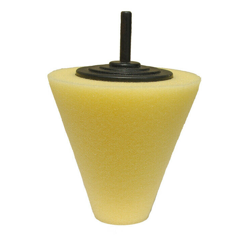 Car Wheel Hub Polish Buffing Polishing Sponge Cone Metal Foam Pad for Car Wheels Car Doors and Handles 8Pcs