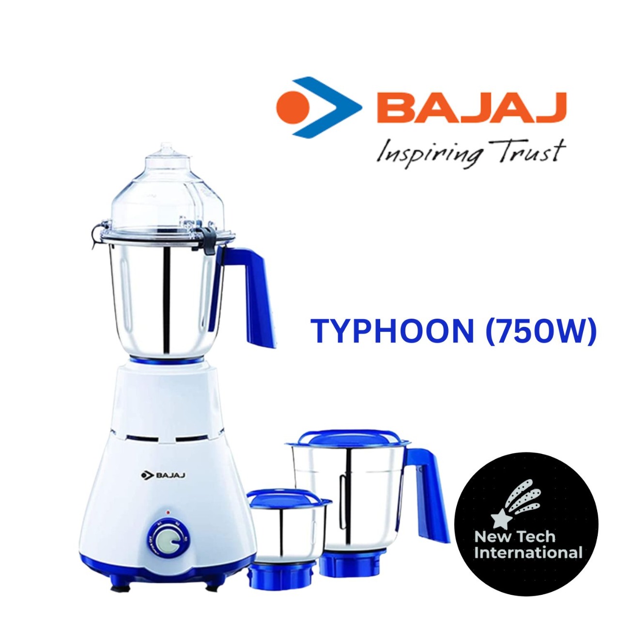 bajaj typhoon mixer grinder