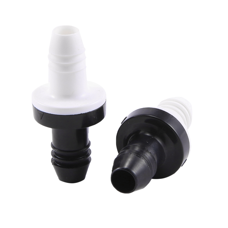10Pcs 3/8 Inch 10mm Inline Abs One Way Water Non Return Check Valve for Fuel Gas Liquid Air