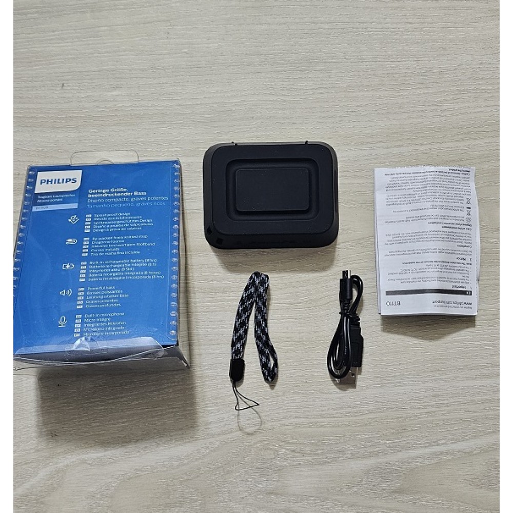 Philips BT110B Pixel Pop Portable Bluetooth Speaker. 