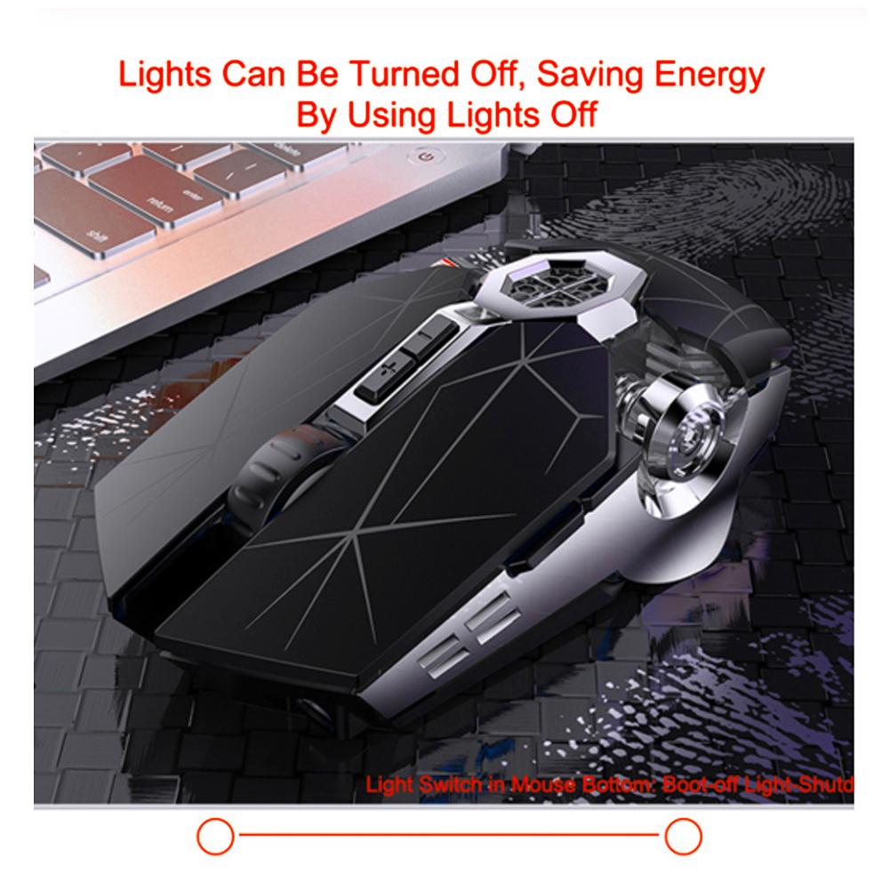 Wireless Gaming Mouse 7 Buttons LED Optical USB Computer Mouse Gamer Mice Silent Mouse For PC laptop. 