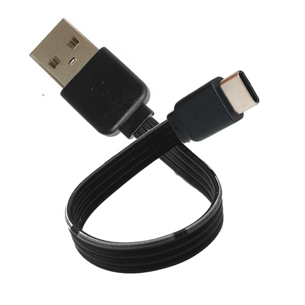 USB-C Type C Male Left Right UP Down Angled 90 Degree to USB 2.0 Male Data Cable USB Type-c Flat Cable 0.1m/0.2m/0.5m/1m. 