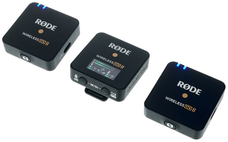 Rode Wireless GO II 2-Person Compact Digital Wireless Microphone System/Recorder. 