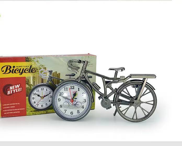 Bicycle Alarm Clock for Retro Creative Clock Clock Antair Nightstand Desktop Decoration. 