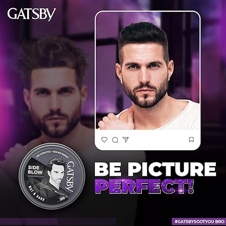 Gatsby Styling Wax Mat and Hard - 75g. 