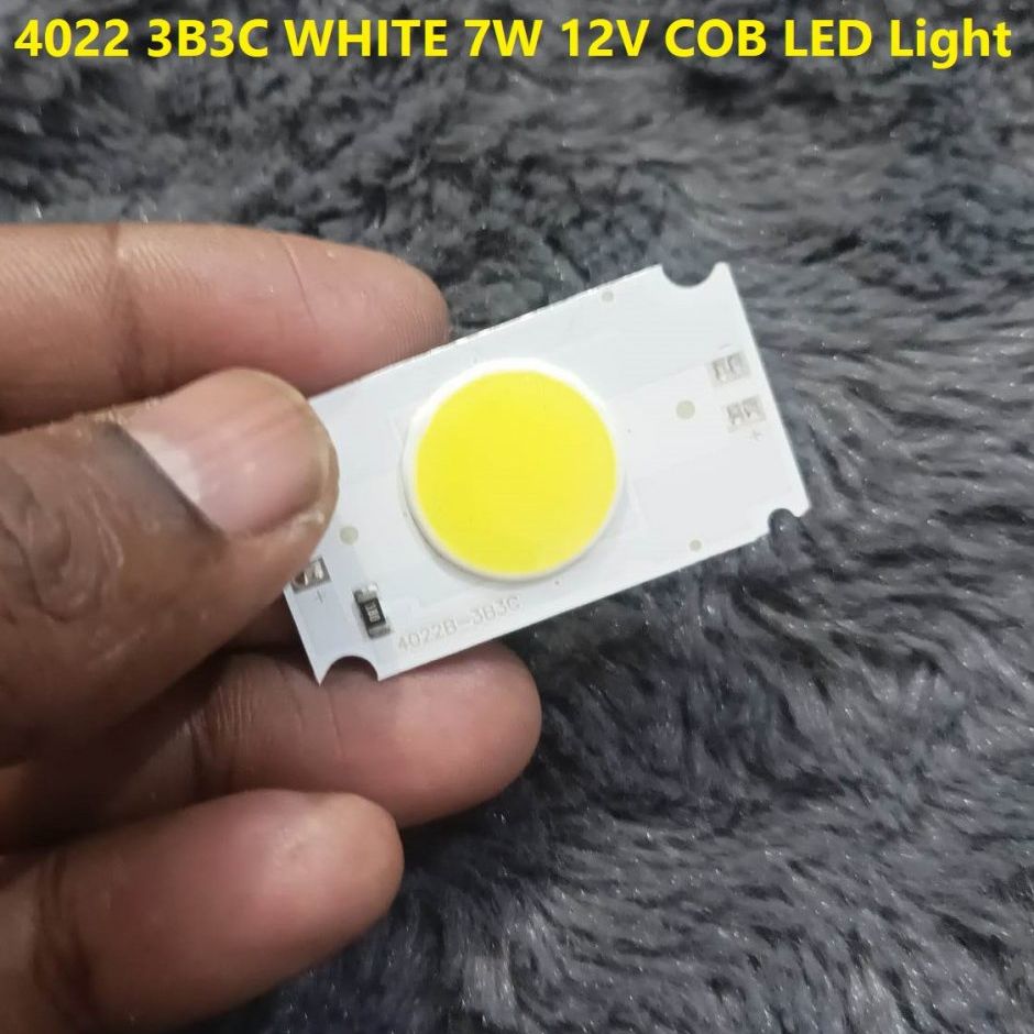 4022 3B3C WHITE 7W 12V Size 40×22mm COB SMD LED Light Chip 7W White COB LED Light 12V COB LED Light - Minimalistic Sophistication. 