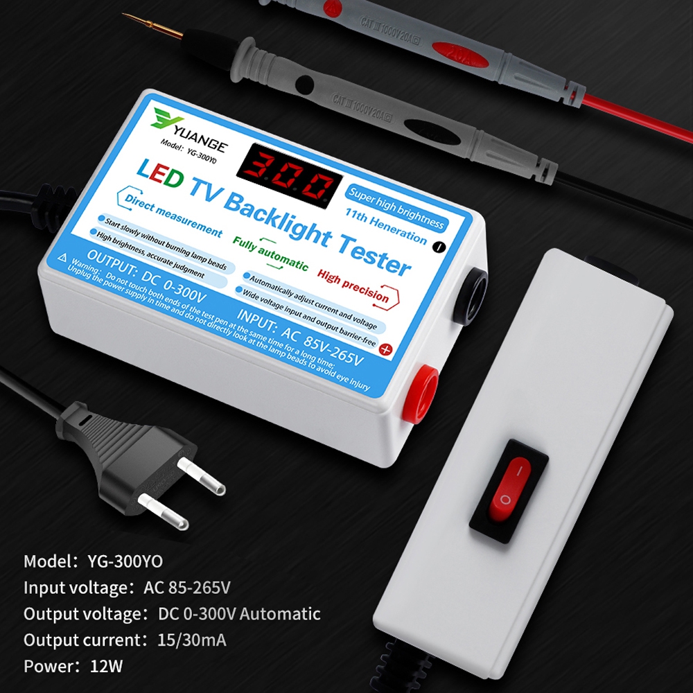 LED Lamp TV Backlight Tester Multipurpose LED Strips Beads Test Tool Measurement Instruments for LED Light EU. 