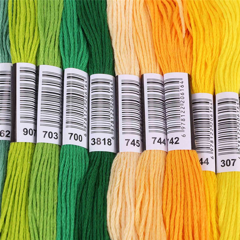 100 Skeins Embroidery Floss Thread Bracelet String with Needles for Friendship Bracelet. 