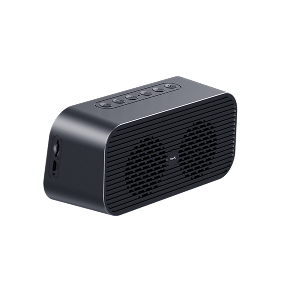 HAVIT M3 Portable Bluetooth Speaker Alarm Clock Wireless LED Display Temperature With FM Radio Support Aux TF USB Music Player - Speaker. 