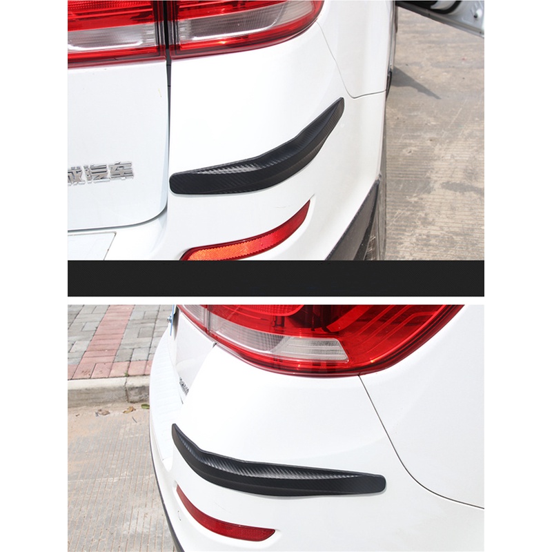 Car Bumper Guard Strip,2Pcs Anti Collision Car Bumper Guard Strip Car Sticker By Edge Guards Trim Molding Protection Strip Scratch Protector Car Crash Bar. 