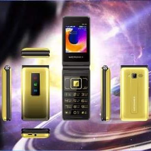 Bytwo mx55 flip phone with 1 years warranty  colour golden. 