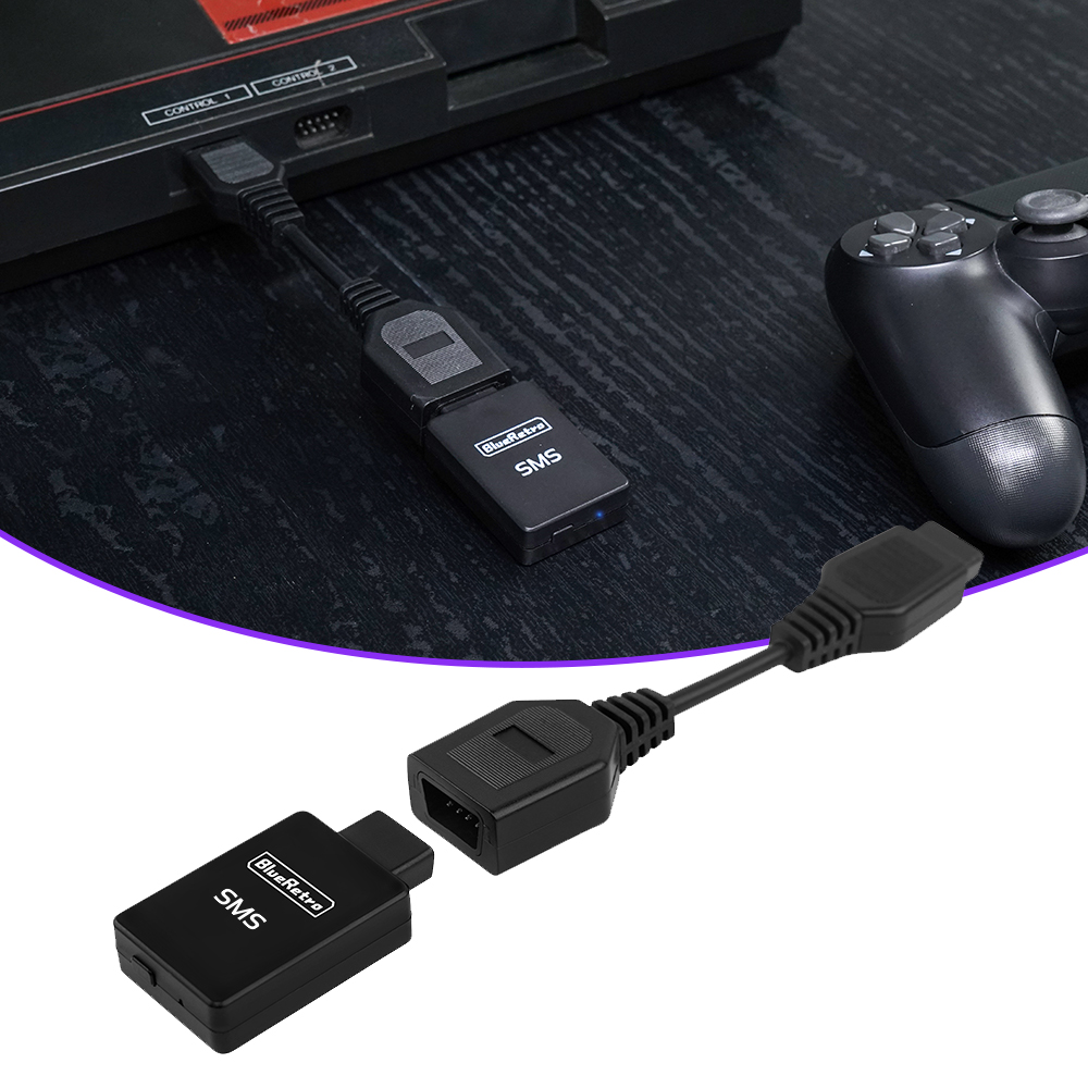 BitFunx BlueRetro SMS Wireless Adapter For SEGA Master System Converter Joystick Gamepad Adapter For Xbox Series X|S/PS4/PS3. 