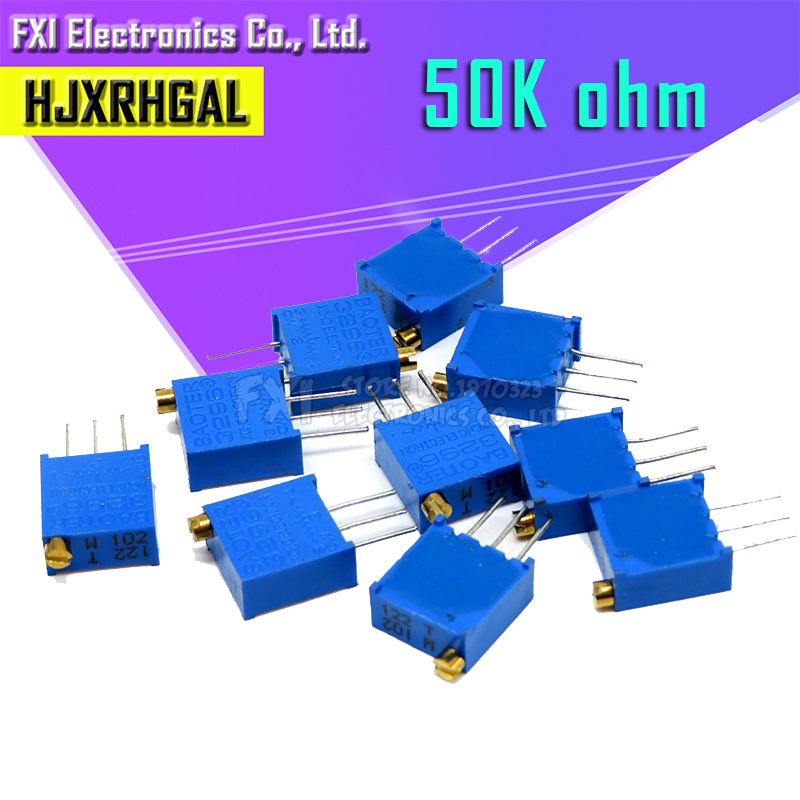 10pcs 3296W-1-503LF 3296W 50K ohm 503 3296W-1-503 3296W-503 W503 Trimpot Trimmer Potentiometer