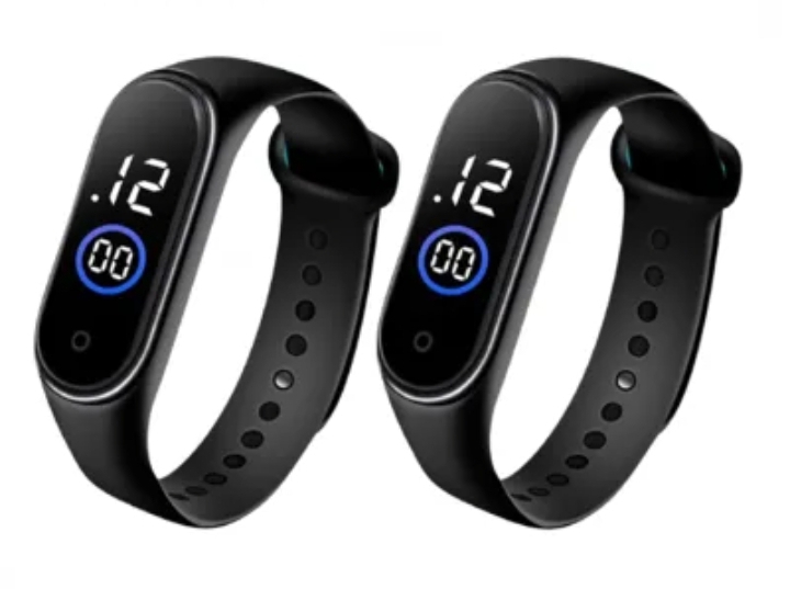 Stay Punctual with Buy 1 Get 1 Free Silicon Digital LED Sport Digital Watch for Men - Combo Offer - Very Comfortable and Fashionable, Easy to Clean.
