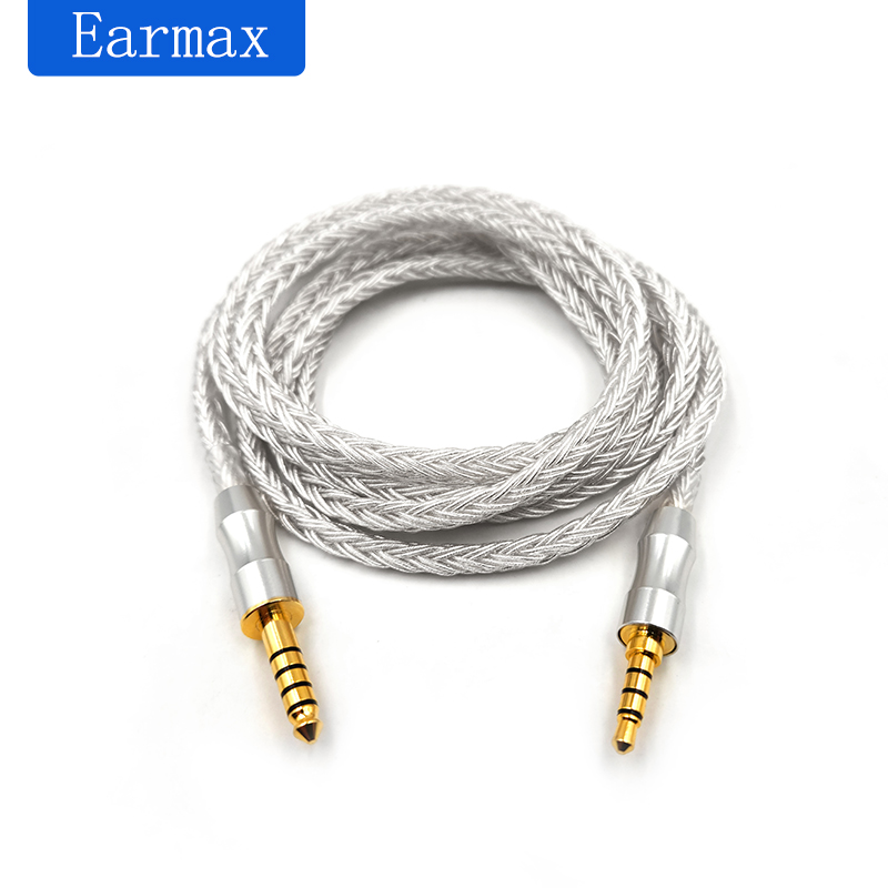 For SONY Audio Technica MDR-1A 1000XM3 XM4 XM5 MSR7 AR2 AR3 AR5 SR5 SR3 Earphone Replaceable16Core 4.4mm to 3.5mm Balanced Cable. 