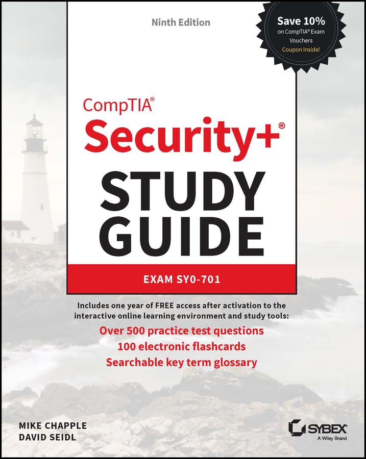 CompTIA Security+ Study Guide with over 500 Practice Test Questions: Exam SY0-701 by Mike Chapple