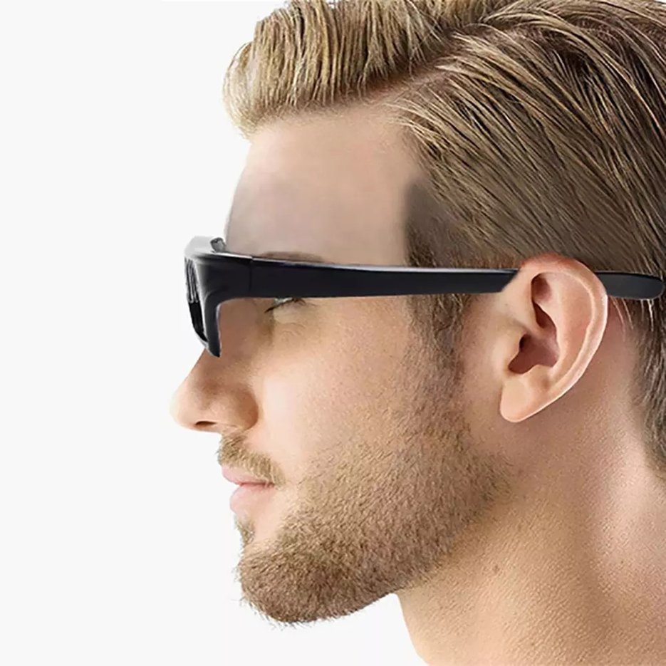 3D Glasses Rechargeable 3D Active Shutter Glasses Eyewear For DLP 3D Projector-black. 