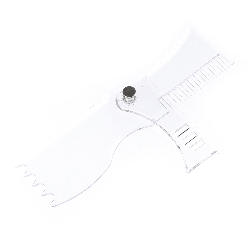 Adjustable Beard Shaping Tool Men Portable Styling Stencil Comb Template Trimmer SUPER BABY. 