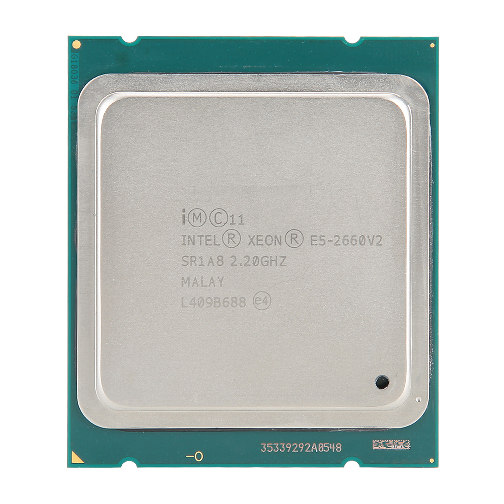 For intel for Xeon E5-2660V2 2.2GHz 10 Core 20 Threads LGA2011 CPU 25MB L3 QPI 8GT/S Processor. 