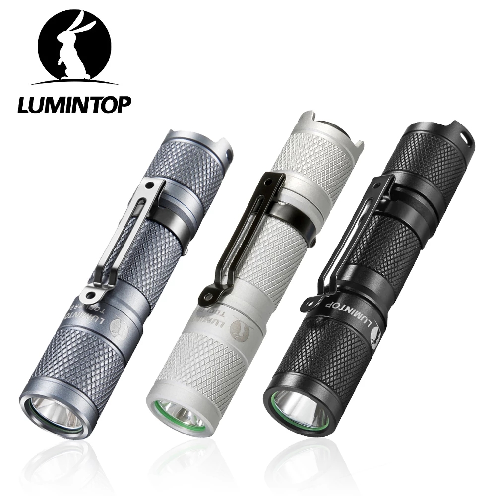 Lumintop Tool AA 2.0 EDC Flashlight Mini Powerful Flashlight 14500/AA 650 Lumens 127 Meters Pocket Flashlight With Tail Switch. 