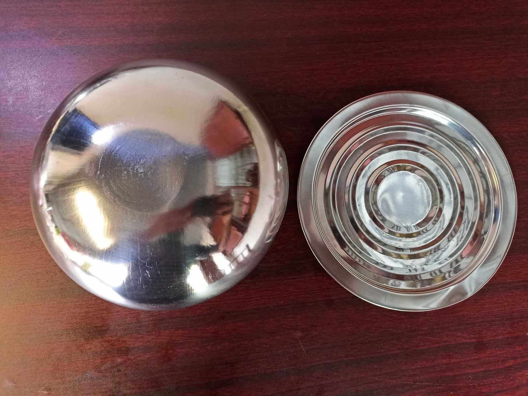 Stainless Steel Hari / Patil 13 No Size With Lid. 