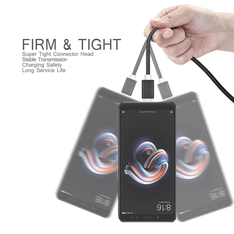 Mobile Phone Charger Micro USB Cable Fast Charging For OPPO A15 A12 A5 A7 A8 A31 A9 A7X F9 F11 Pro Charging Data Sync USB Cable. 