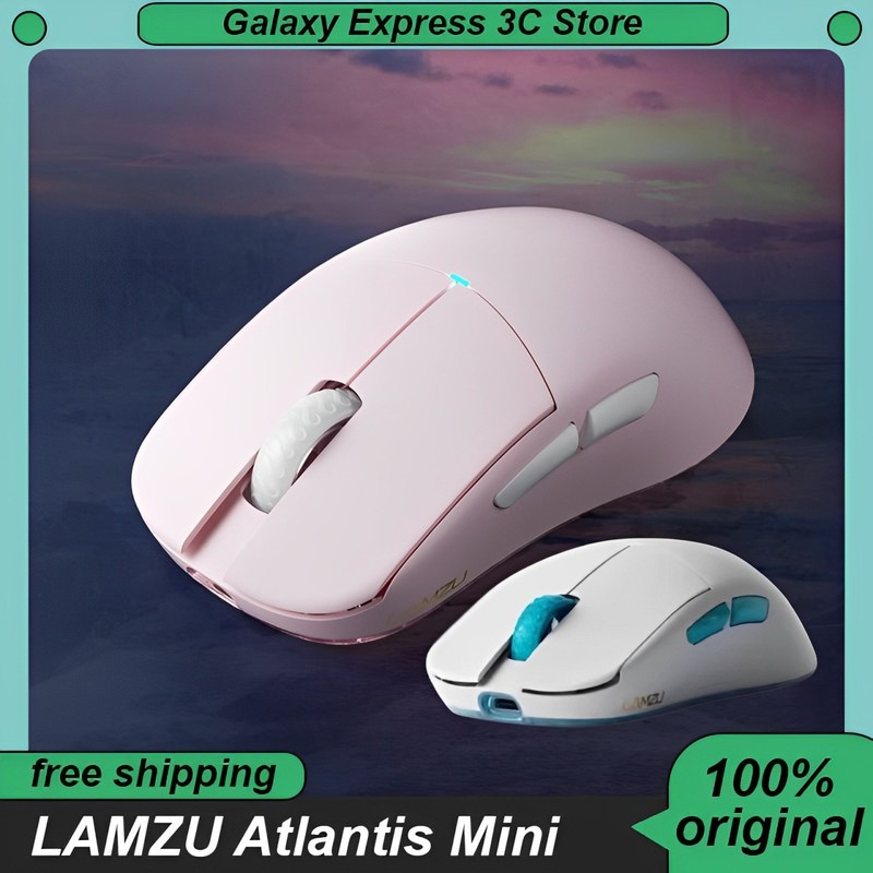 LAMZU Atlantis Mini Champion Wireless Mouse Dual-mode Lightweight Office Laptop Gamer Pc Gaming Mouse Custom Esports Mice Gift