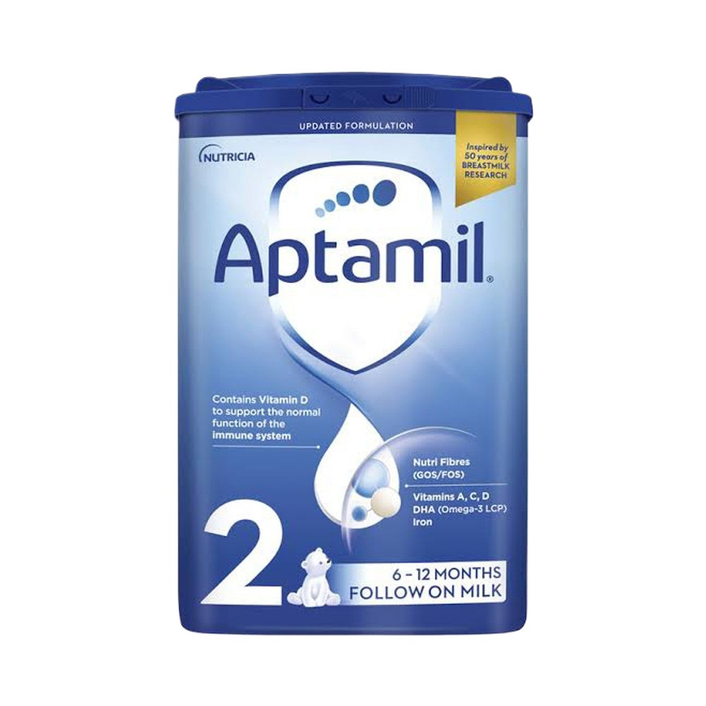 Aptamil 2 Follow On Milk From 6-12 Months Baby- 800gm, Made in UK