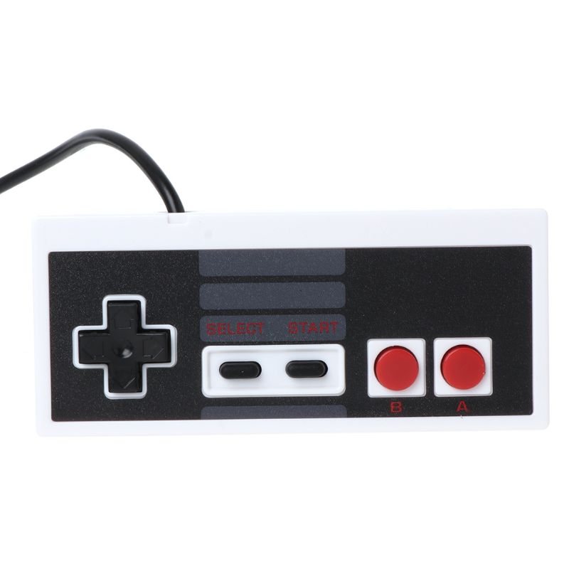 2022 New Usb Gaming Controller Plug-Play Plastic Blackgray For Nes Pc New. 