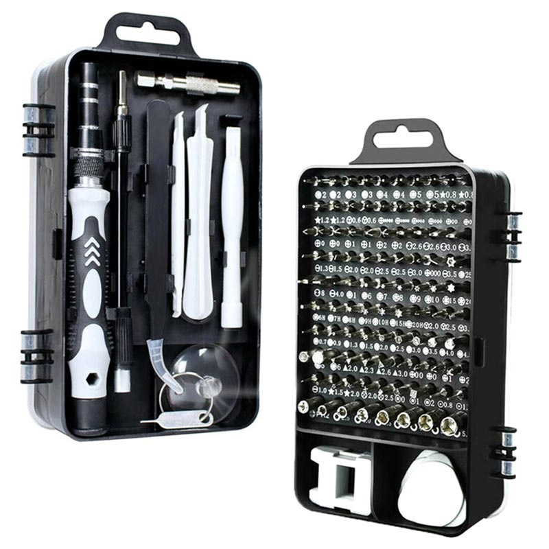 115 In 1 Screw Drivers Screwdriver Set 115 In 1 Tool Kit Professional Precision Stainless Steel Screwdriver Repair Tool Magnetic Driver For Cellphone Computer Tablet PC Laptop Watch Electronic Repair Tool Kit. 