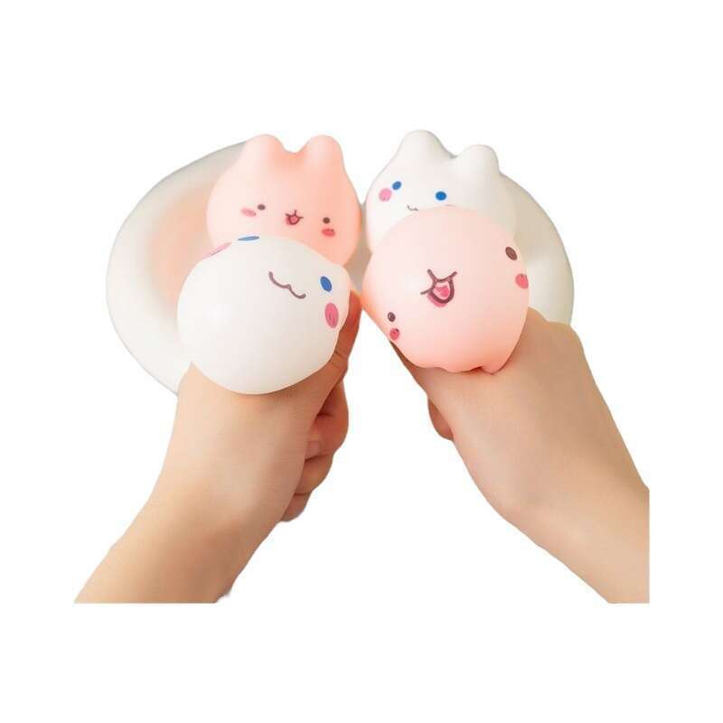 Tool Pinch Music Secretly Cannot Hide Zhao Lusi Sang Zhi Same Style Rabbit Holding Pressure Ball Stress Relieving Toy. 