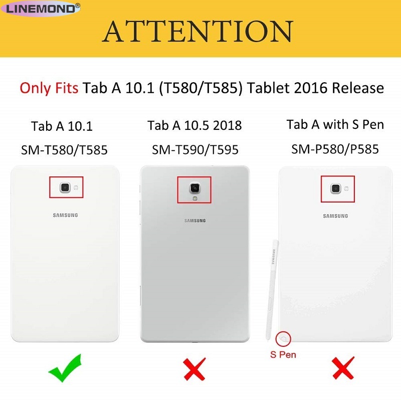 【FUPANG】case for Samsung Galaxy Tab A 10.1 2016 T580 t585 stand ultra slim-fit PU leather case with folding for Samsung Tab A6 10.1 t580n t580n