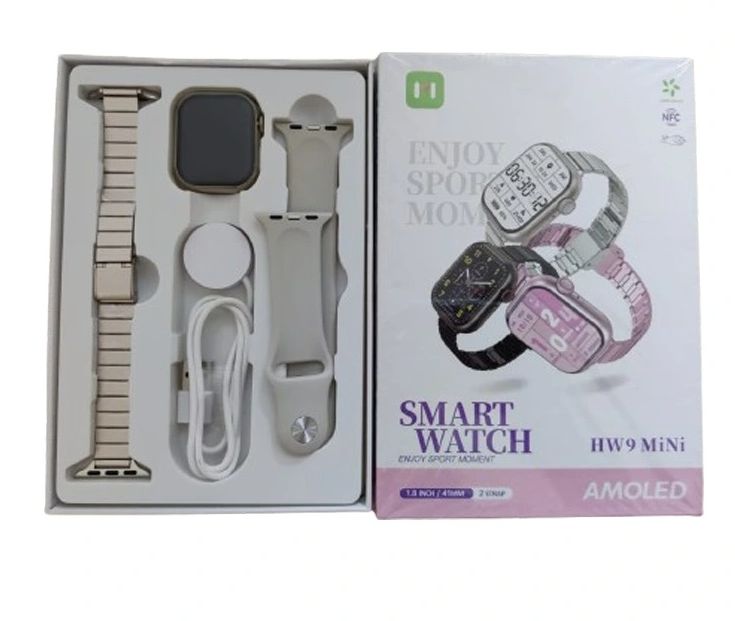 HW9 Mini Smartwatch Long Battery Life Bluetooth Calling Smartwatch. 