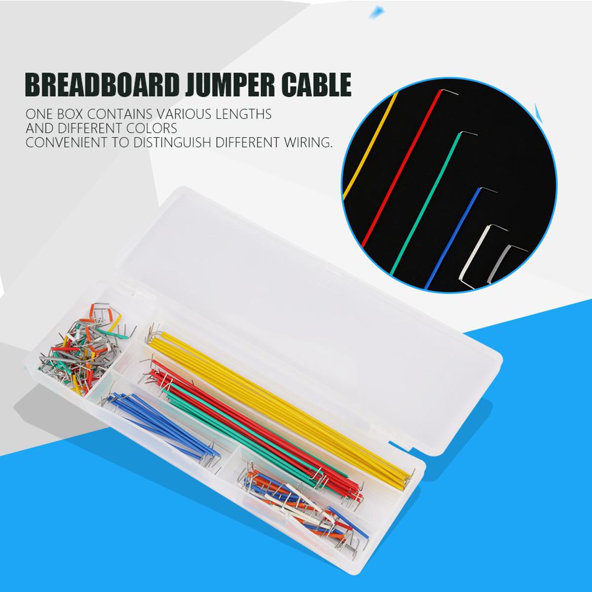 Pre-Formed 140PCS Jumper Wire Kit Solderless Breadboard Jumper Cable Set - Multi Plug - Multi Plug