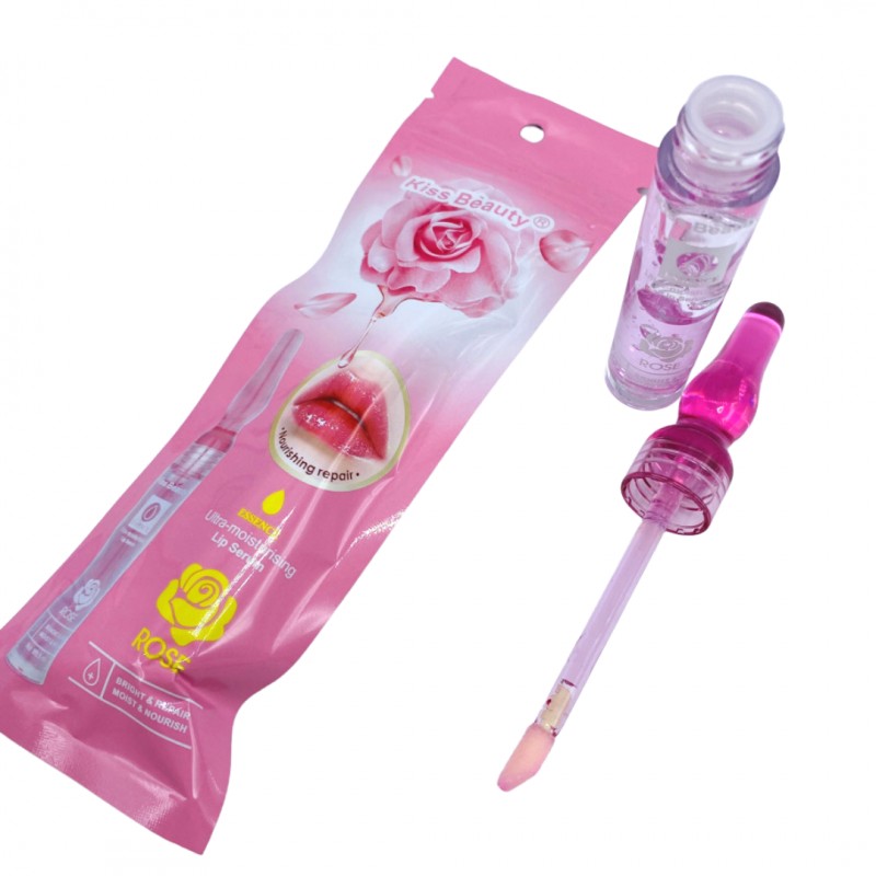 Kiss Beauty Lip Serum Essence Ultra Moisturizing Rose 5ml. 