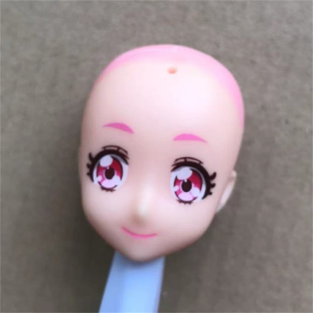 Licca Doll Bald Heads Cute Anime Eyes Doll Toy Girl DIY Dressing Toy Figures Little Twin Licca Doll Maki Miki Toy Girl Gifts. 