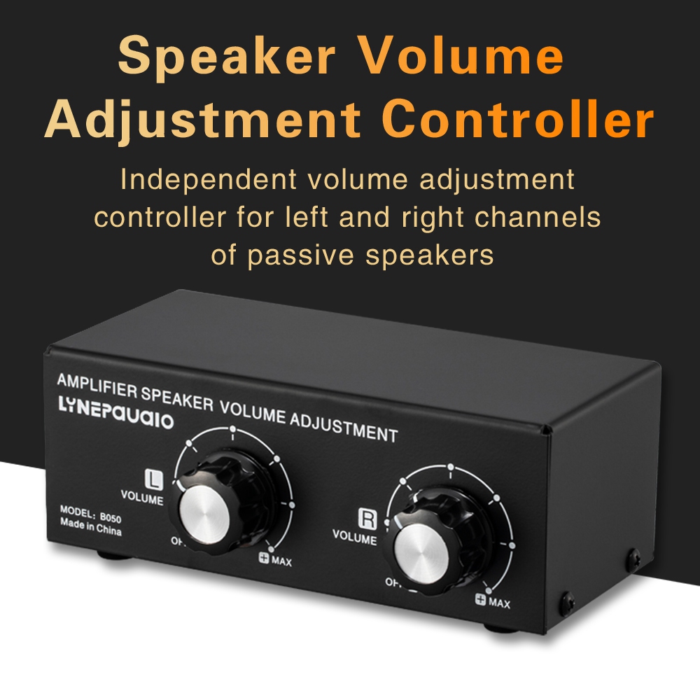Passive Speaker Volume Adjustment Left and Right Channel. 