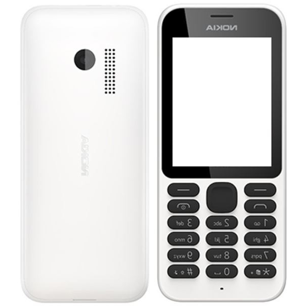 For Nokia 215 Front & Backside Mobile Casing / Cashing With Keypad - Phone Back Cover - মোবাইল ফোন - Phone. 