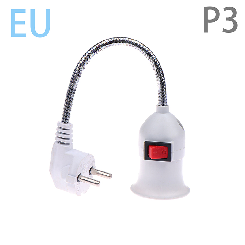Plug In Light Socket Adapter Extension Light Socket Converter Plug Lamp Socket Lamp Bulb Holder E27 All Direction Bulb Adapter. 