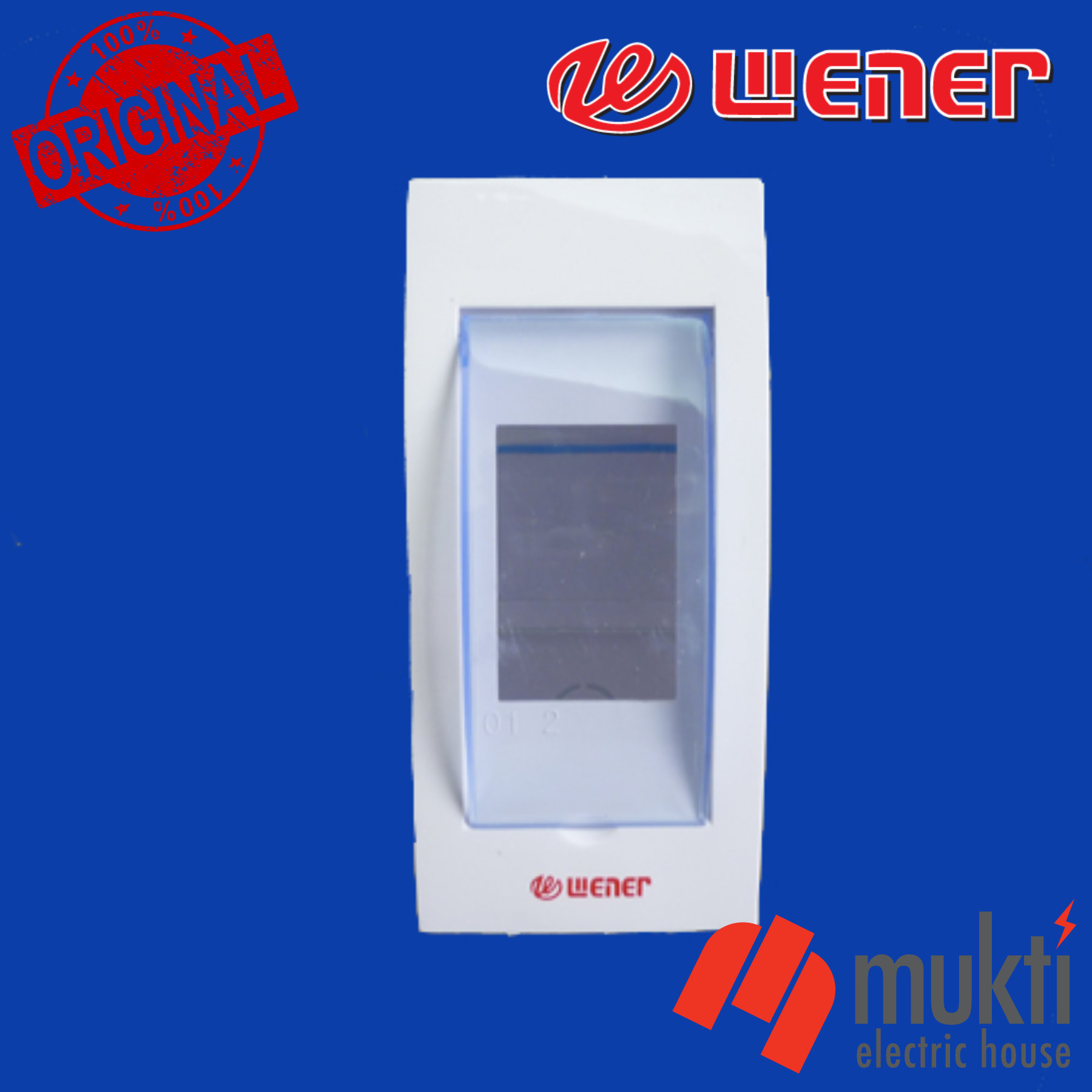 WENER Plastic Distribution Box L1 One Way Electrical MCB Protection Circuit Breaker DB Board