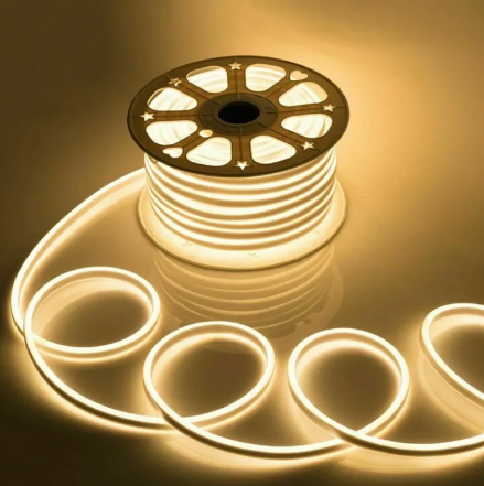 5M LED Flexible Silicone Neon Light Strip Set 5050 Low Voltage 12V 6*12 Shape Embedded Linear Flexible Light Strip - strip light echo shop. 