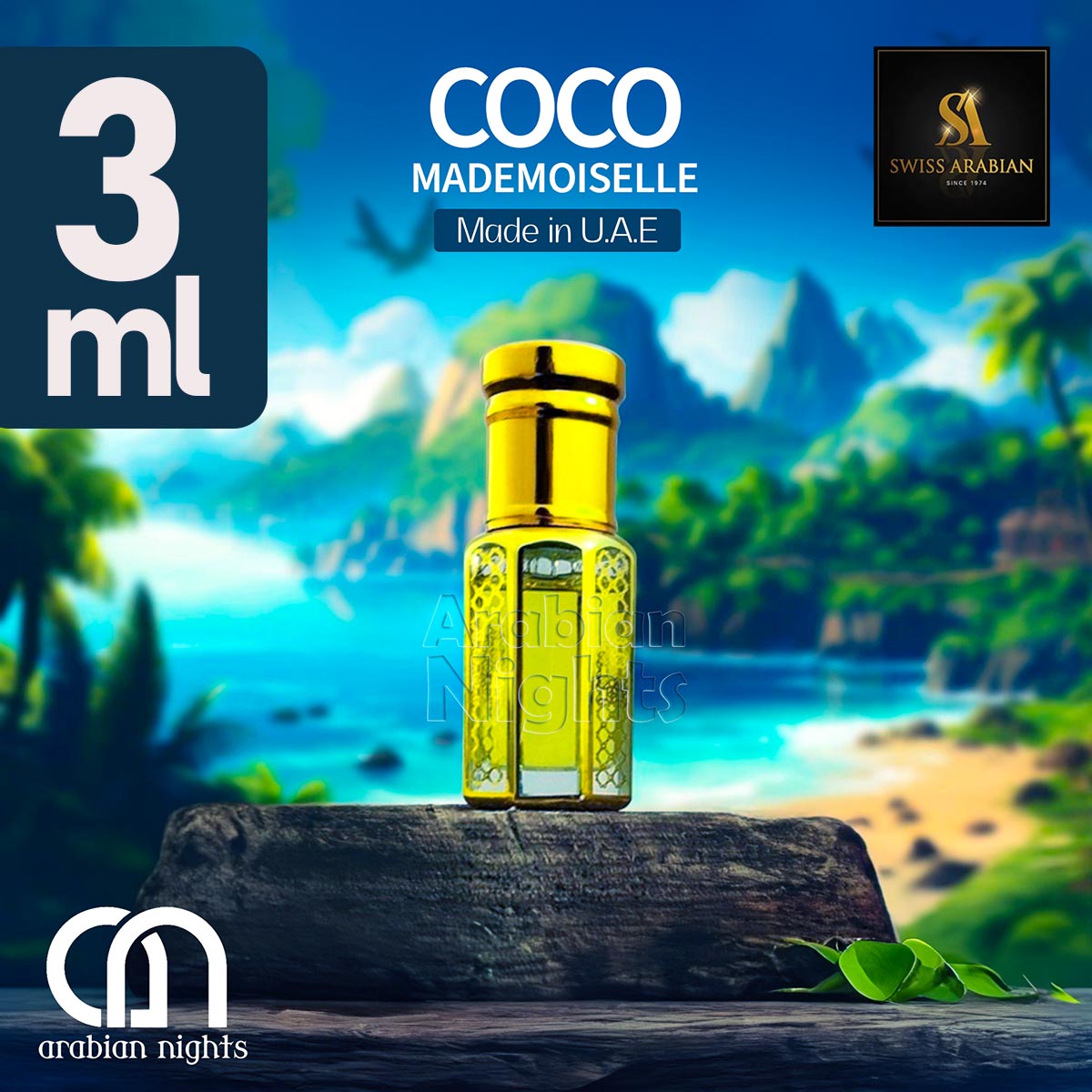 Swiss Arabian Coco Mademoiselle: A Luxurious Journey Through Citrus, Rose, and Vanilla 3 ML | 6 ML | 12 ML | 28 ML