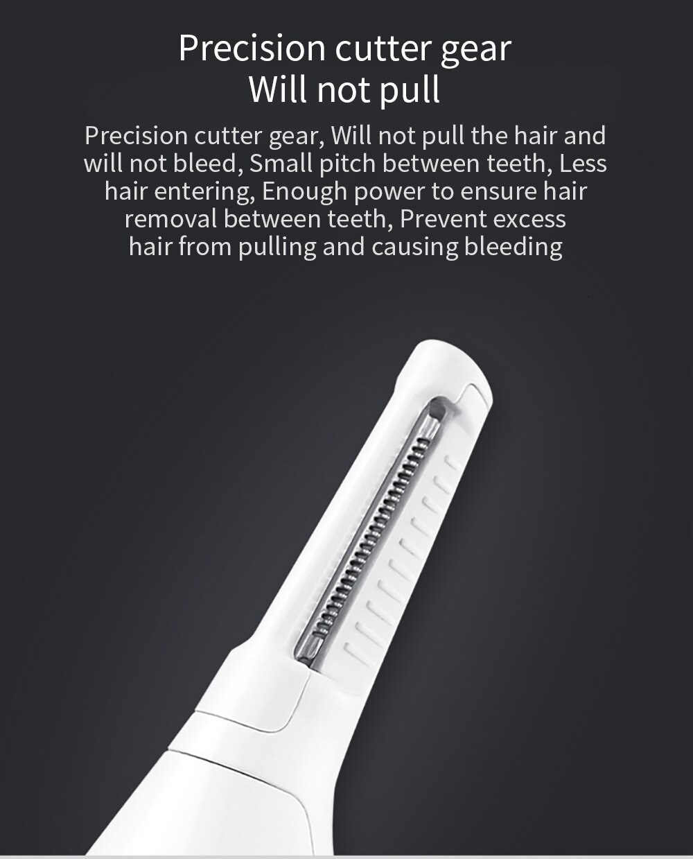 XIAOMI SOOCAS Nose Hair Eyebrow Trimmer 6